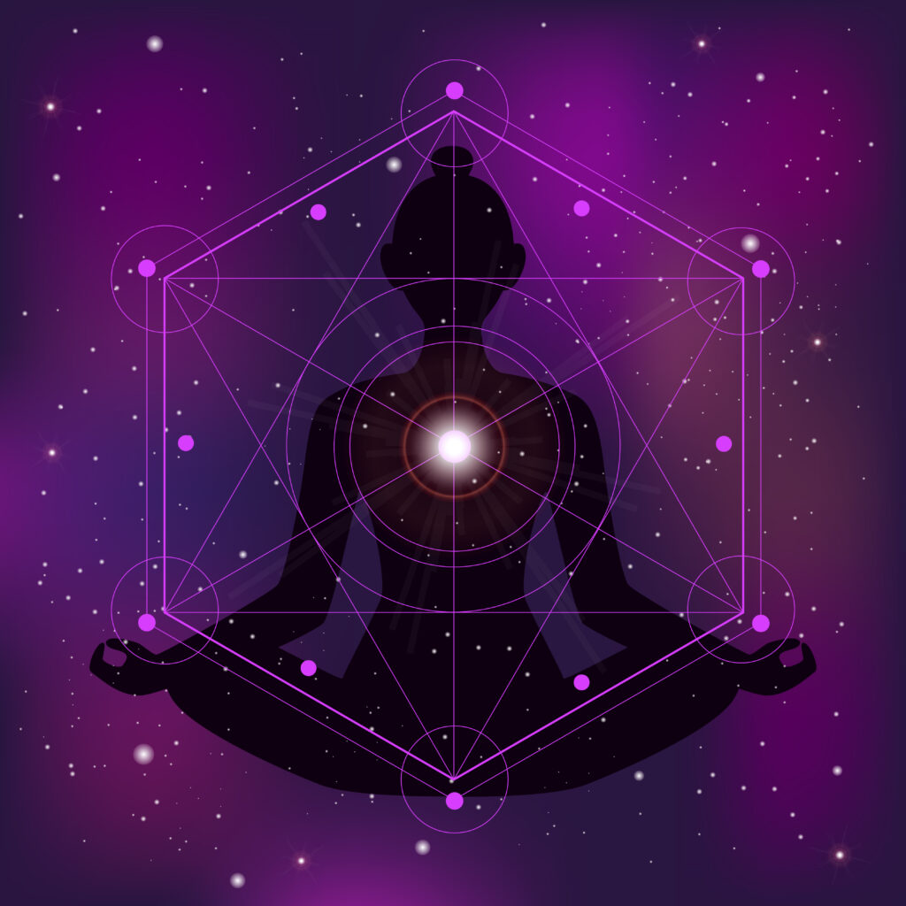 Sacred Geometry Zen Illustration